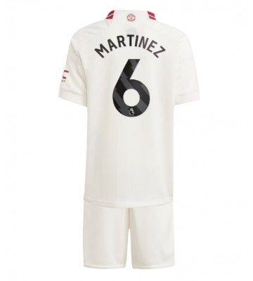 Manchester United Lisandro Martinez #6 Replika Babytøj Tredje sæt Børn 2023-24 Kortærmet (+ Korte bukser)